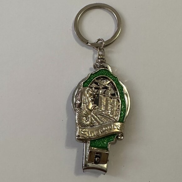 Key Chain Bottle Opener Nail Cutter Souvenir from Singapore 2.5" - Picture 8 of 8